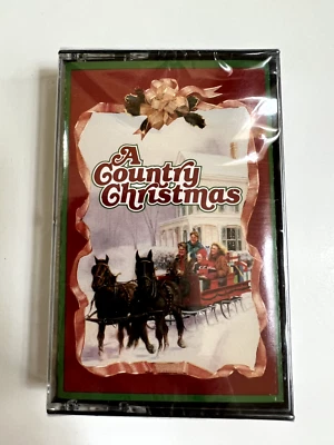 A Country Christmas - Cassette Tape Holiday Music, Vintage, NEW Sealed, - Image 1 of 2