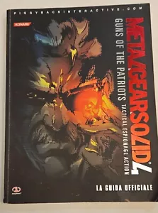 METAL GEAR 4 GUIDA UFFICIALE COMPLETAMENTE IN ITALIANO OTTIME CONDIZIONI RARO - Zdjęcie 1 z 5