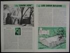 LOG CABIN Building House Construction 1946 How-To INFO