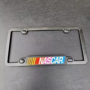 NASCAR Logo License Plate Frame NASCAR Tag Instantly Adds 10 Horsepower To Car - Picture 1 of 6