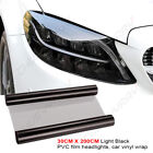 30x200cm Light Black Tint Film Car Headlight Vinyl Wrap Film For Peugeot 5008