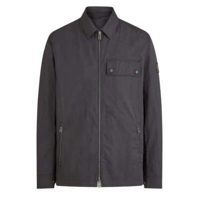 Camisa overshirt Belstaff Depot preta - Imagem 1 de 3