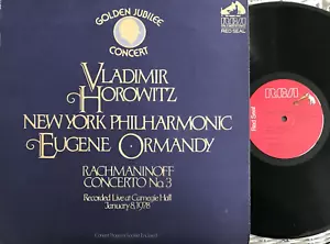 HOROWITZ Rachmaninow Golden Jubilee Concert 1978 VINYL LP RCA ORMANDY mit Booklet - Bild 1 von 2