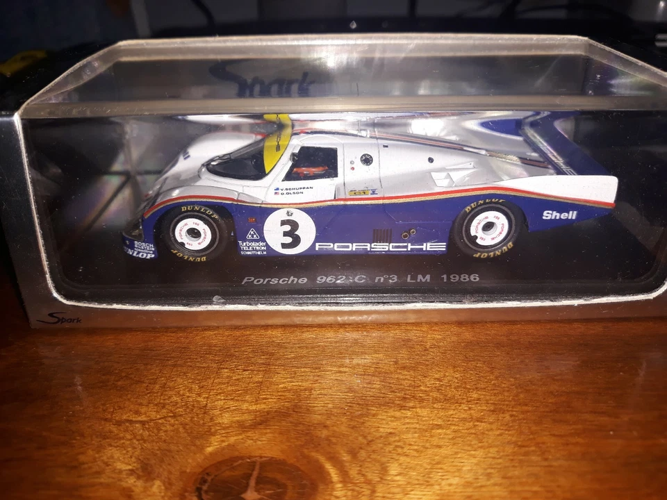 Spark 1/43 Porsche 962 C #3 Le Mans 1986 S0925 - Immagine 1 di 1