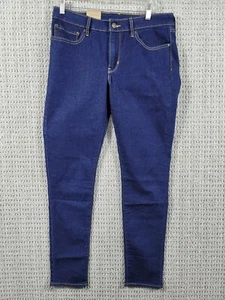 Levis Womens 711 Skinny Mid Rise Jeans Sz 30x30 Dark Wash MSRP $69.50 - Picture 1 of 15