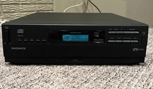MAGNAVOX AK730 Digital Compact Disc Changer Black Vintage 1992 Unit Holds 5 CDs - Picture 1 of 17