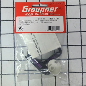 Graupner Cam Folding Prop 12x6cm Left Hand Rotation # 1335.12.6L- NOS Sealed - Picture 1 of 4