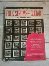 Folk Strums for Guitar - Ronny Lee:An Instruction Manual Art of Folk Guitar 1961