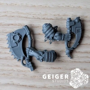 Necromunda Bits | Corpse Grinder Cult | Skinner Chain Cleavers Set (D) | 40k - Picture 1 of 1