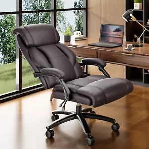 Big and Tall Executive Office Chair High Back Reclining Computer Home Desk Chair - Picture 1 of 18