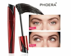**WATERPROOF MASCARA | Phoera 9D Smudge Proof Mascara Black Make Up 3D Volume** - Picture 1 of 12