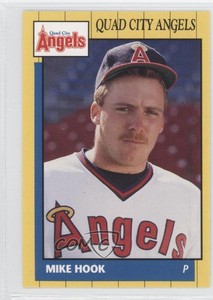 1990 Grand Slam Quad City Angels Mike Hook #6