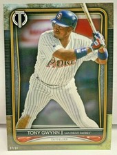 Tony Gwynn 2020 Topps Tribute #59 - Oversized 5x7 GOLD Parallel #d 7/10 - PADRES