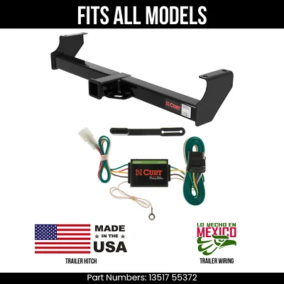 Enganche de remolque para Suzuki Grand Vitara 99-05 + cableado de 4 vías para todos los modelos Curt Foto 1 de 4