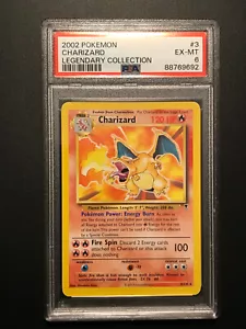PSA 6 - Charizard 3/110 Non-Holo 2002 Legendary Collection - Picture 1 of 2