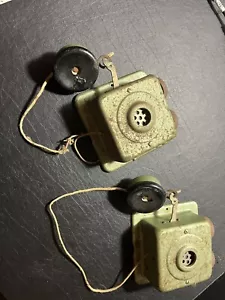 Vintage Industrial Intercom. x2. Unknown Brand. For parts or to repair . 1920's - Picture 1 of 7