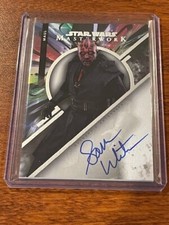 2022 Topps Star Wars Masterwork SAM WITWER AUTO signed Maul