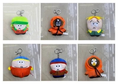 6pcs South Park Cute Character Plush Toy Keychain Decoration - Image 1 of 4