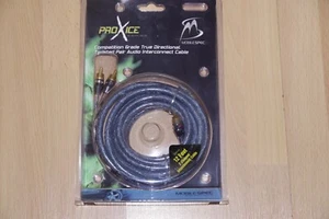 12 FT ESTÉREO MÓVIL AUDIO RCA INTERCONEXIÓN CABLE BLINDADO RETORCIDO HOGAR MARINO - Imagen 1 de 7
