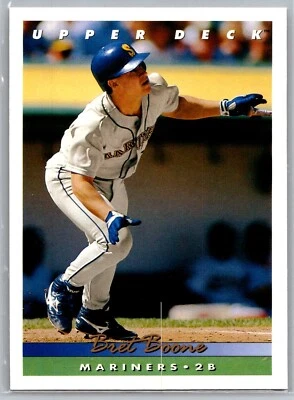 1993 Upper Deck - #65 Bret Boone Seattle Mariners MLB Baseball Card - Image 1 of 2