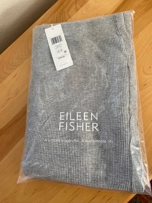 NWT Eileen Fisher Sleep 100% Organic Cotton Ankle Pants Dark Pearl Gray 1X $118 - Image 1 of 4