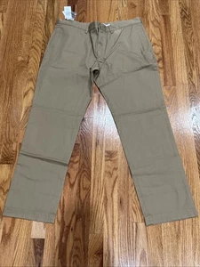 Lacoste Mens Regular Fit Saharan Beige Pants Size Size 38 Cotton NWT $110 Retail - Picture 1 of 11