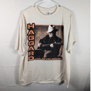 Merle Haggard 2003 Tour Shirt 2XL Delta Pro Weight Country Musik T-Shirt USA Vintage - Bild 1 von 6