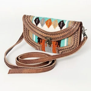 AD American Darling Bandolera Sillín Manta Cuero Genuino Western Mujer Bolso - Imagen 1 de 5
