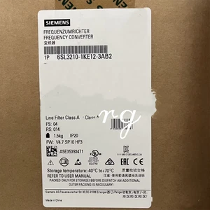 NEW SINAMICS 6SL3210-1KE12-3AB2 Inverter Fast Shipping - Picture 1 of 5