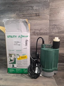Zoeller Allzweckpumpe #1043 1/3 PS 40 GPM 9' Kabel 1-1/4" M/F für Schlauchentladung - Bild 1 von 3
