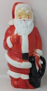 Vintage 1968 Empire Santa Claus Plastic Blow Mold 13” NO LIGHT JUST BLOWMOLD 60s - Picture 1 of 12