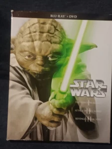 Star Wars Prequel Trilogy Blu-ray + DVD 6-Disc Set (Episodes I–III) – - Picture 1 of 3