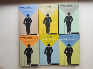 THE SECOND WORLD WAR Winston Churchill 6 Volume Set (Mariner Books) Excellent - Bild 1 von 2