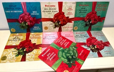 Firestone Christmas Complete Set Vinyl LP Records Volume 1-7 1962-68 Vac Cleaned - Image 1 of 4