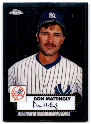 2021 Topps Chrome Platinum Anniversary #696 Don Mattingly NM-MT Yankees - Image 1 of 2