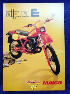 Maico Alpha E  Prospekt Blatt gelocht - Picture 1 of 2