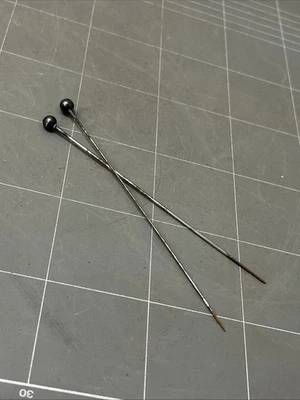 VINTAGE ANTIQUE MATCHING LADIES HAIR PINS 1900 VANITY FASHION - image 1 of 3