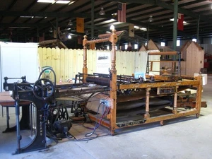 Original HICKOK PA. Paper Ruling Machine Serial Number Plate And Casting Arm - Picture 1 of 10