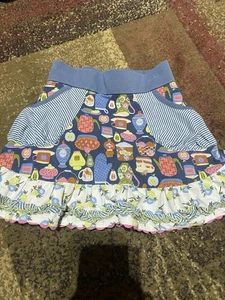 Matilda Jane 6 Flair For The Dramatic Tea Cup Party Make Believe Skort Skirt - Picture 1 of 4