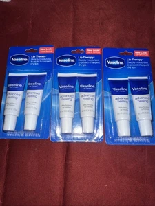Lot 3Vaseline Lip Therapy Advanced Healing Lip Moisturizer Balm 0.35 oz [2-Pack] - Picture 1 of 4