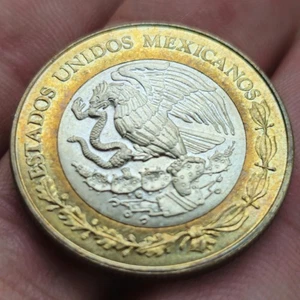 Mexique 10 Pesos 2004 Mexico Bimetalique - Picture 1 of 4