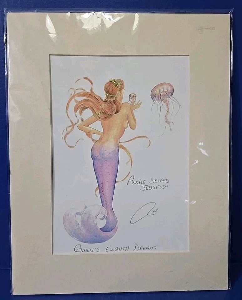 Robert Kline Sea Maiden Octavo Sueño y Medusas Snd Impresión Sirena RARO Foto 1 de 4