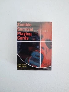 Government Issue Zombie Survival Playing Cards New Sealed Free S&H - Picture 1 of 2