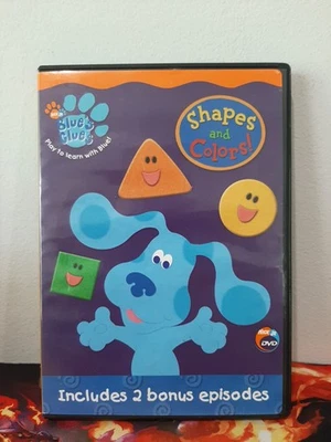 Blue's Clues: Shapes and Colors! (2003 DVD) 🍿 Region 1, Fast Tracked Shipping  - Image 1 of 3