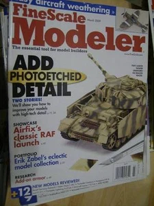 Fine Scale Modeler Magazine March 2009 -Easy Aircraft Weathering, High-Tech Phot - Bild 1 von 1