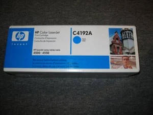 HP C4192A Cyan Toner Cartridge BRAND NEW 4500 4550 - Picture 1 of 1