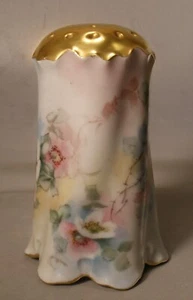 Porzellan Hutnadel Halter mit handbemalten Rosen - Bild 1 von 18