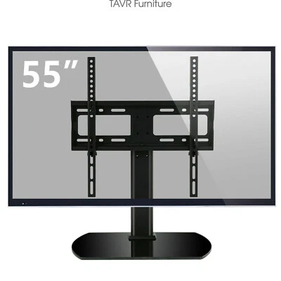 Tabletop TV Base with Swivel Mount for 27''-55'' LED LCD Plasma Flat Screen TVs - Image 1 of 4