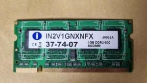 INFINION IN2V1GNXNFX 1GB DDR2 PC2-6400S 6400 800Mhz 2Rx16 Laptop RAM Memory - Picture 1 of 1
