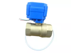 motorized brass ball valve ,G1/2” (BSP)DN15 ,2 way,CR02,electrical valve - Picture 1 of 4